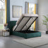Amelia Plus 5FT Storage Bed - Green Velvet Fabric